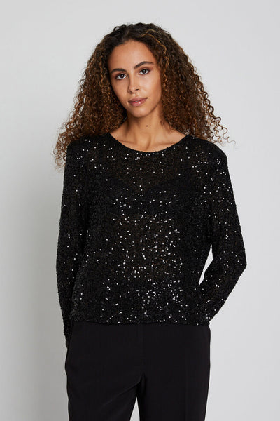 AraluBBCasi blouse Black - BBW4193 Thumbnail