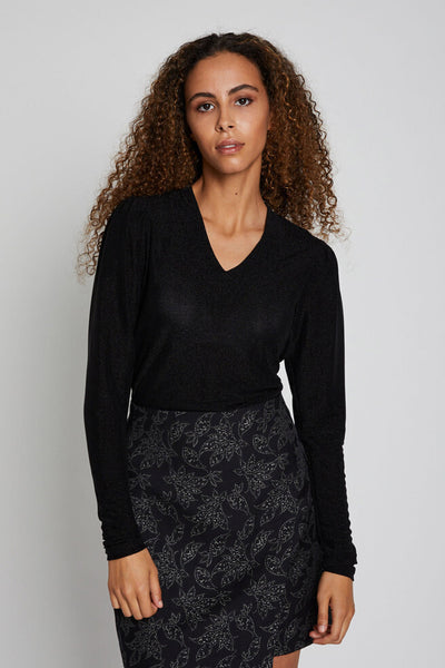 ComfreyBBAvalon blouse Black - BBW4246 Thumbnail