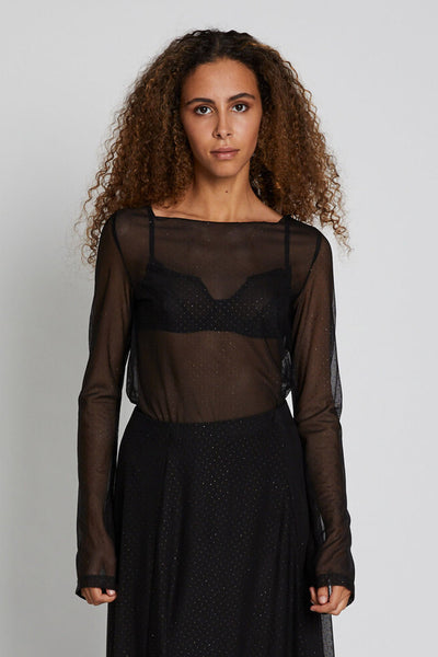 AmaBBTilda blouse Black - BBW4254 Thumbnail