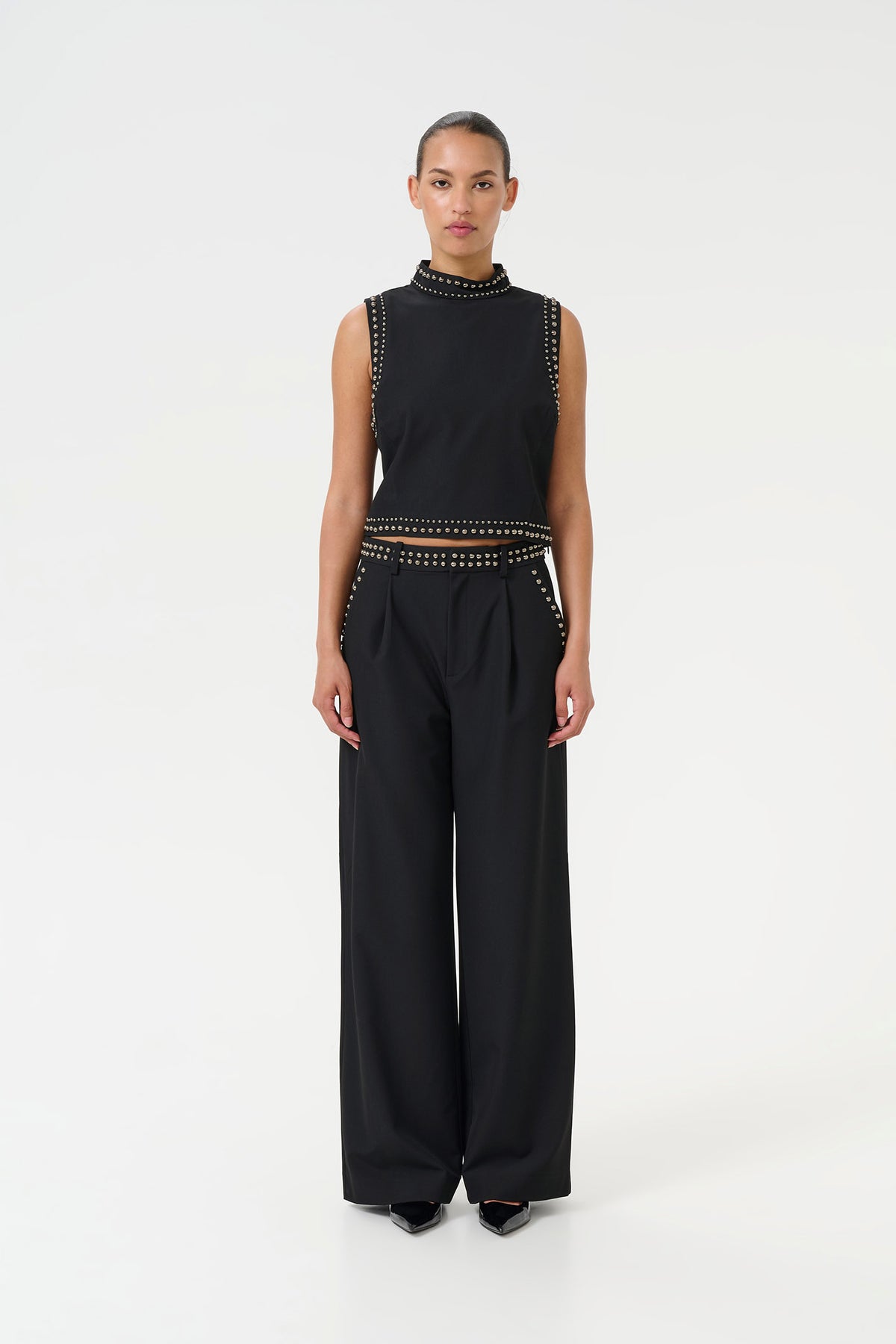 PhoebeGZ MW pants Black - 10909624