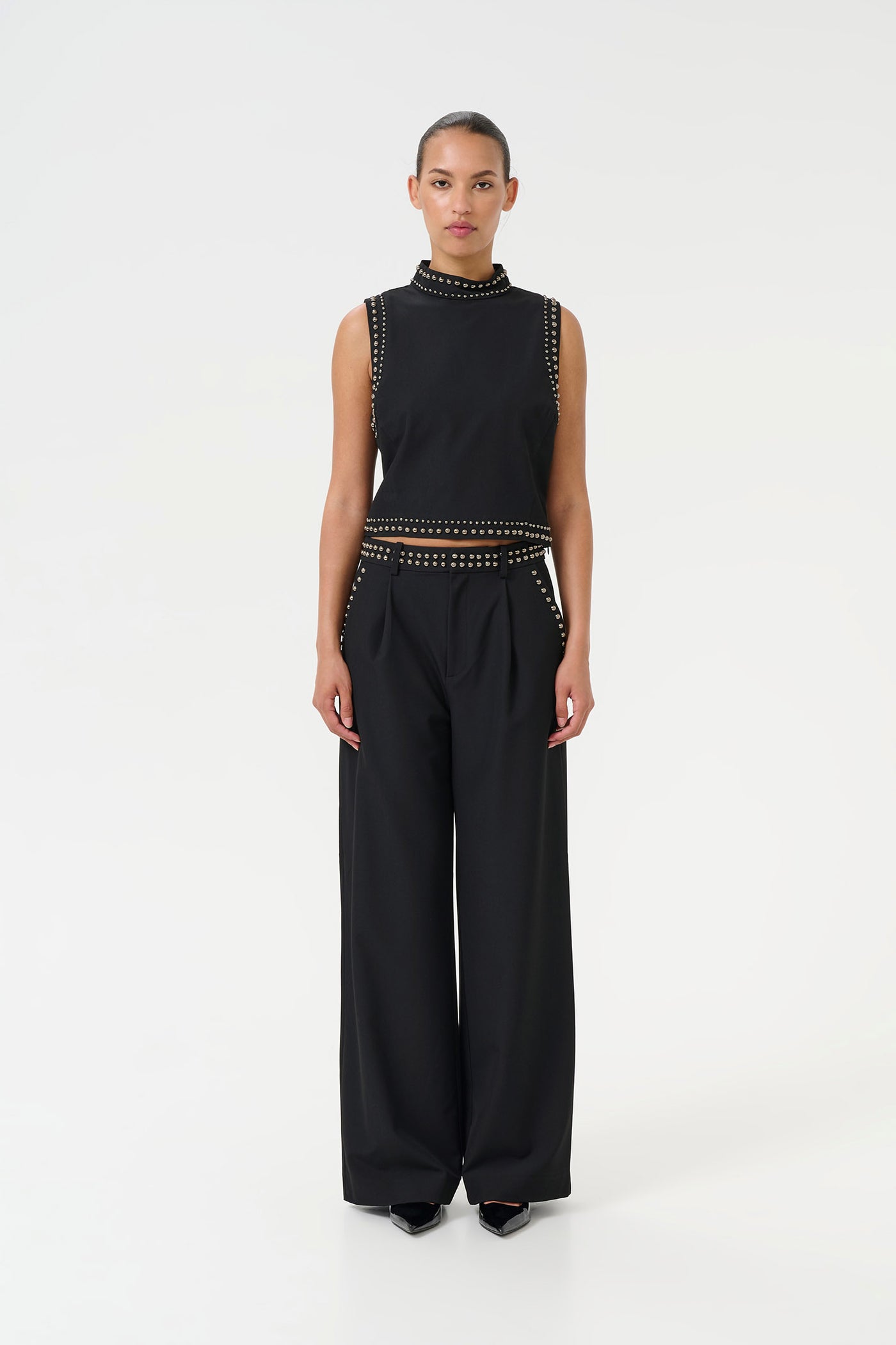 PhoebeGZ MW pants Black - 10909624