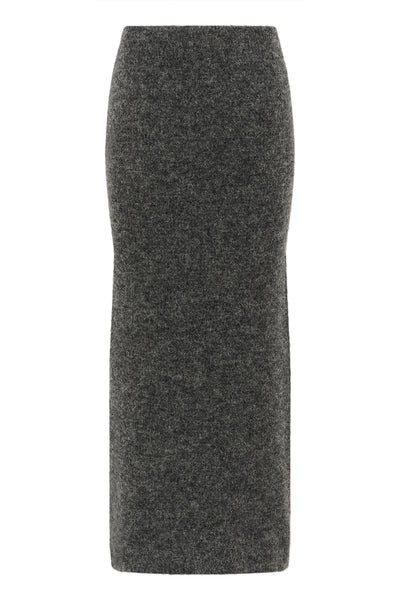 AlphaGZ long skirt Charcoal Melange - 10909672 Thumbnail