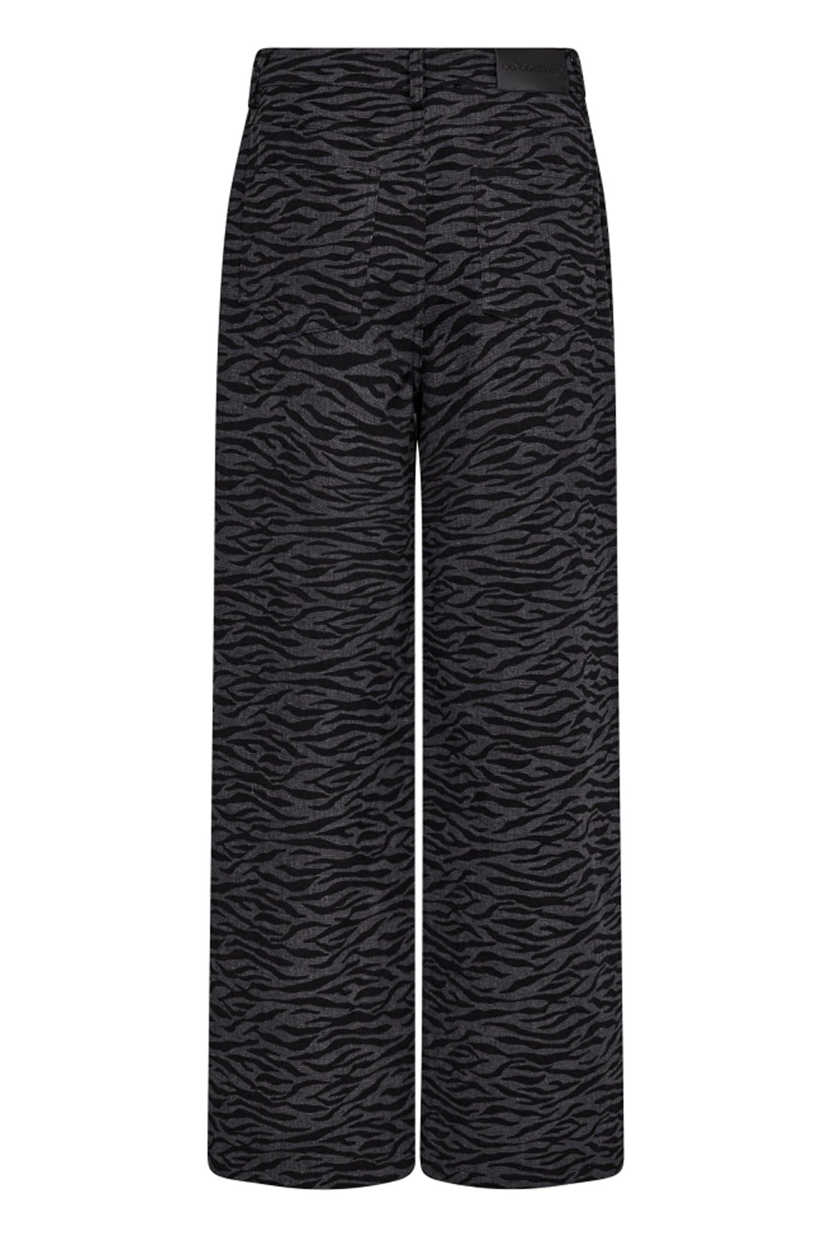 ZebraCC Grey Wide Pant 96-Black - 31331