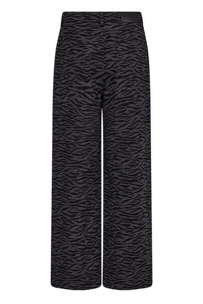 ZebraCC Grey Wide Pant 96-Black - 31331 Thumbnail