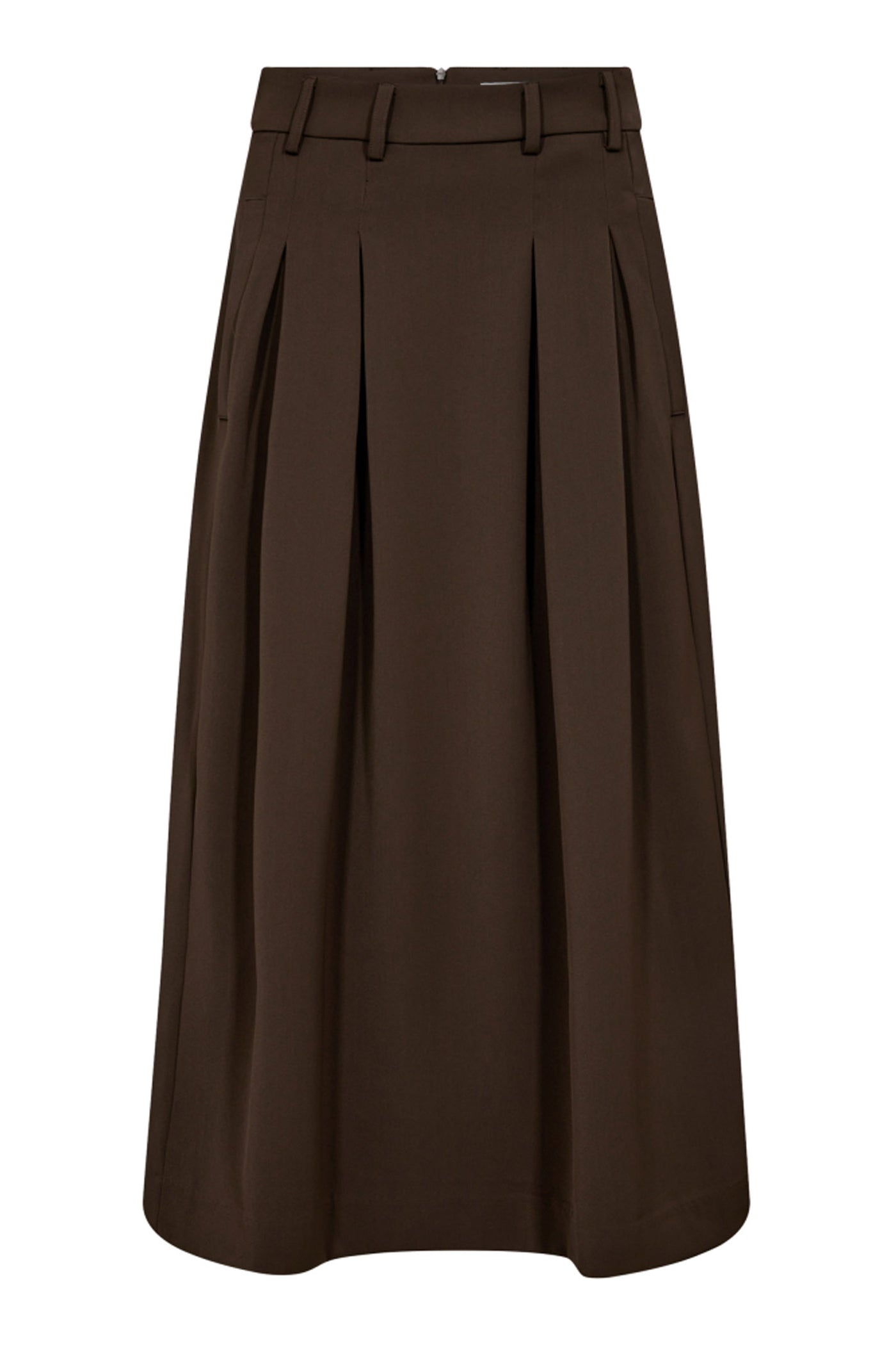 AnyaCC Pleat Skirt 83-Mocca - 34178