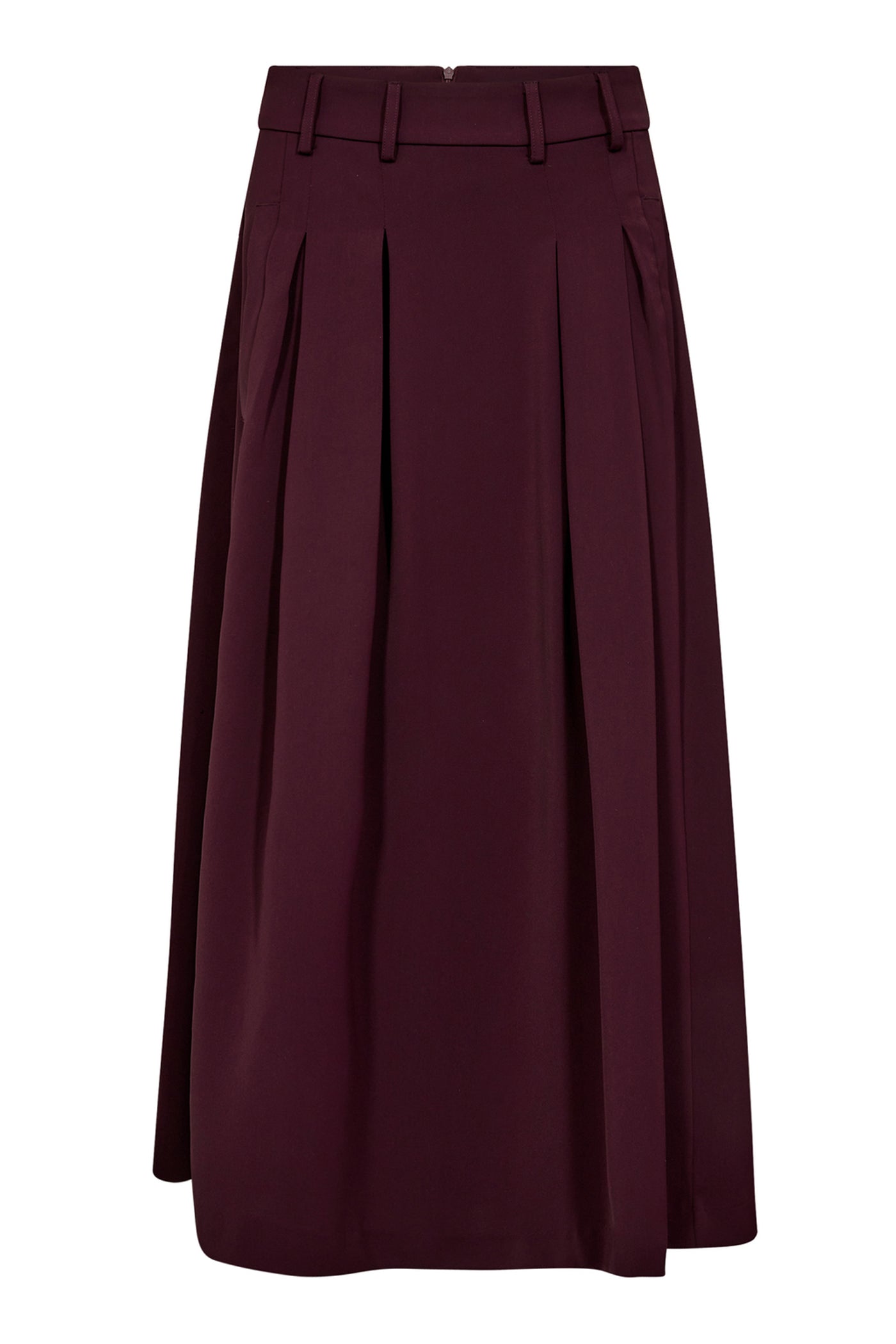 AnyaCC Pleat Skirt 87-Winered