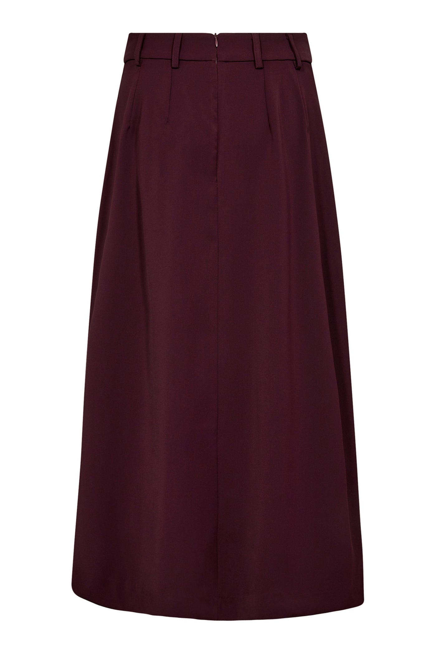 AnyaCC Pleat Skirt 87-Winered
