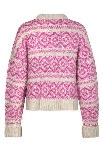 LottieLL Jumper LS 98 Neon Pink - 24444-5026 Thumbnail