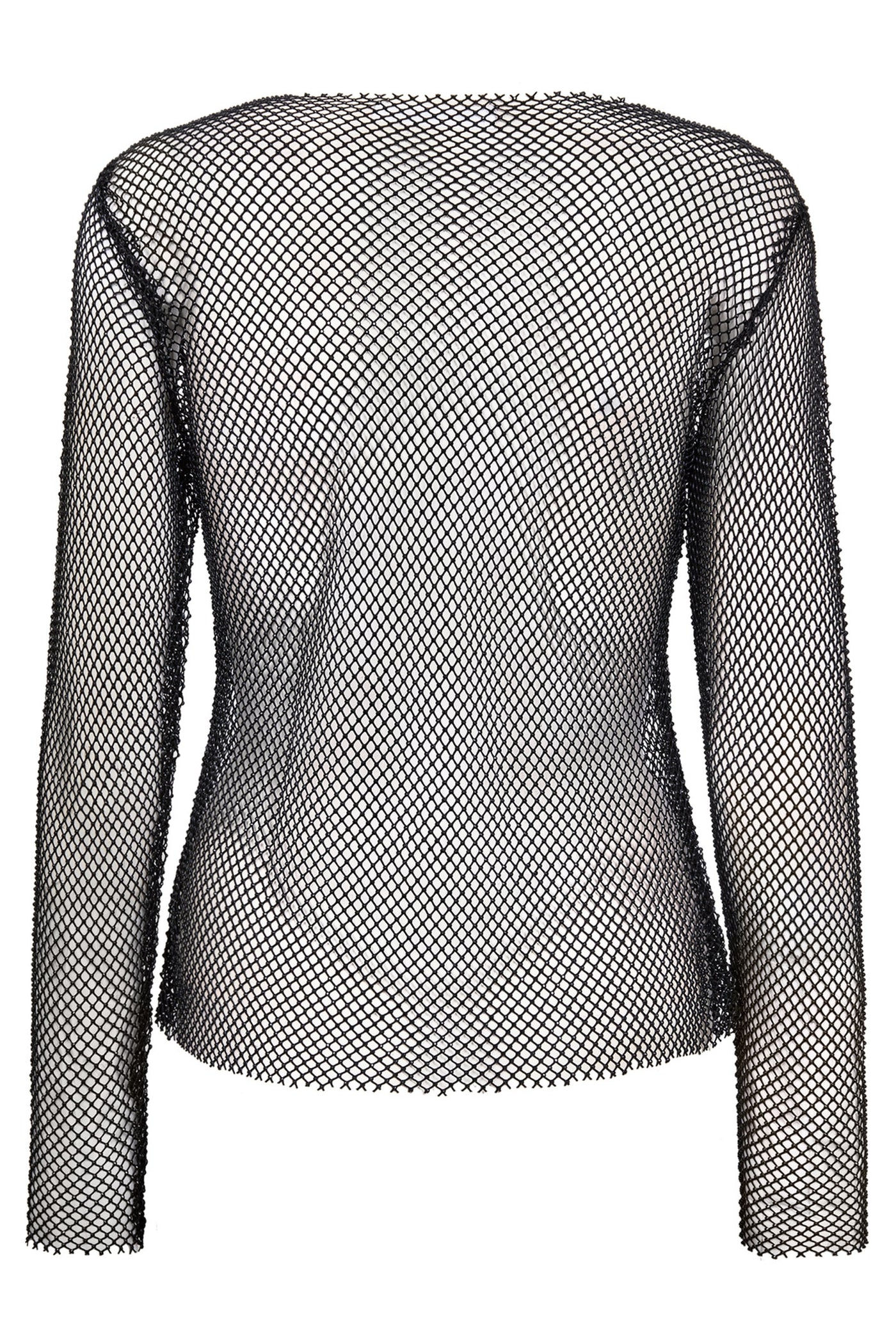 KrystalCC Net Blouse 96-Black