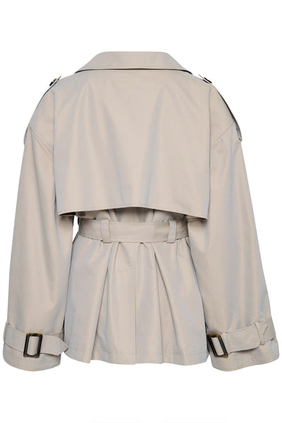 BirdieGZ OZ short trenchcoat Sand trench - 10909183 Thumbnail