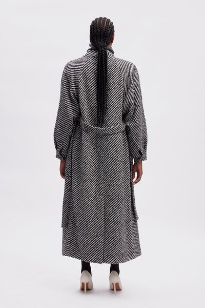 FarrenaGZ coat Black/white boucle - 10909195 Thumbnail