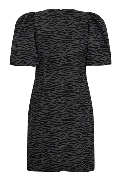 ZebraCC Flock Dress 96-Black - 36411 Thumbnail
