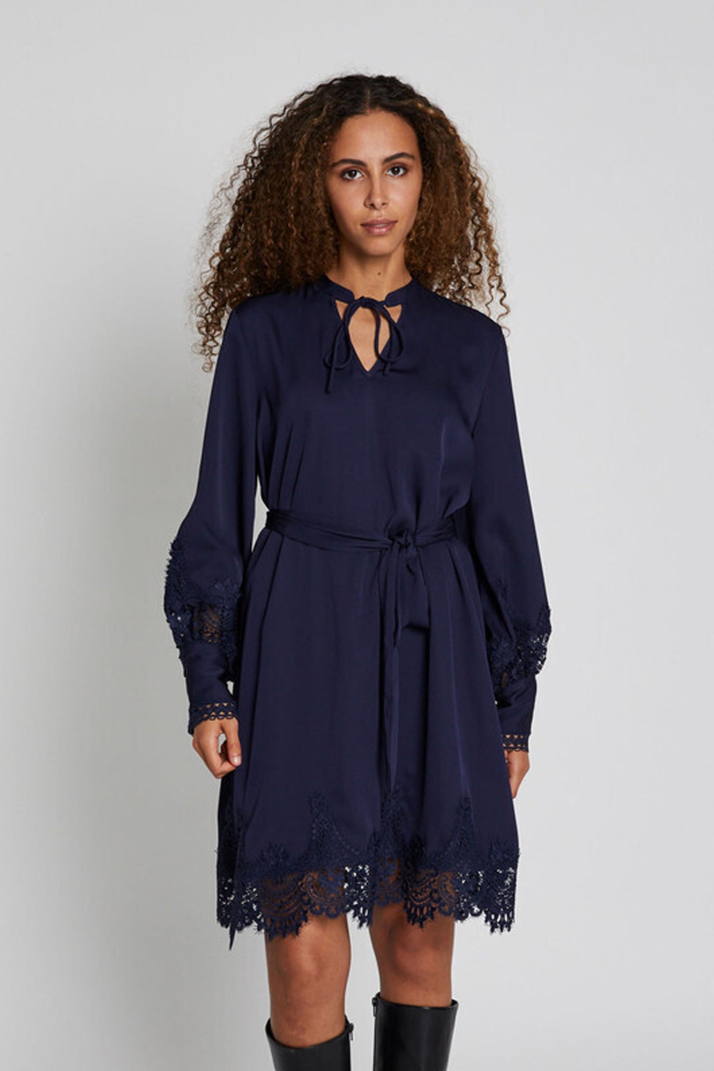 CedarsBBFelicia dress Navy - BBW4269