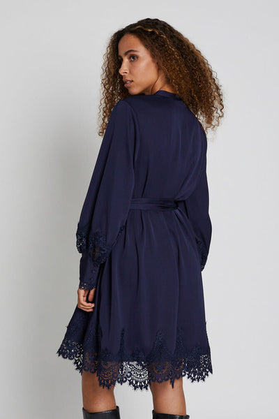 CedarsBBFelicia dress Navy - BBW4269 Thumbnail