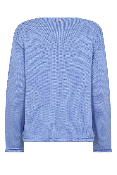 MMBine LS V-neck Knit Hydrangea Thumbnail