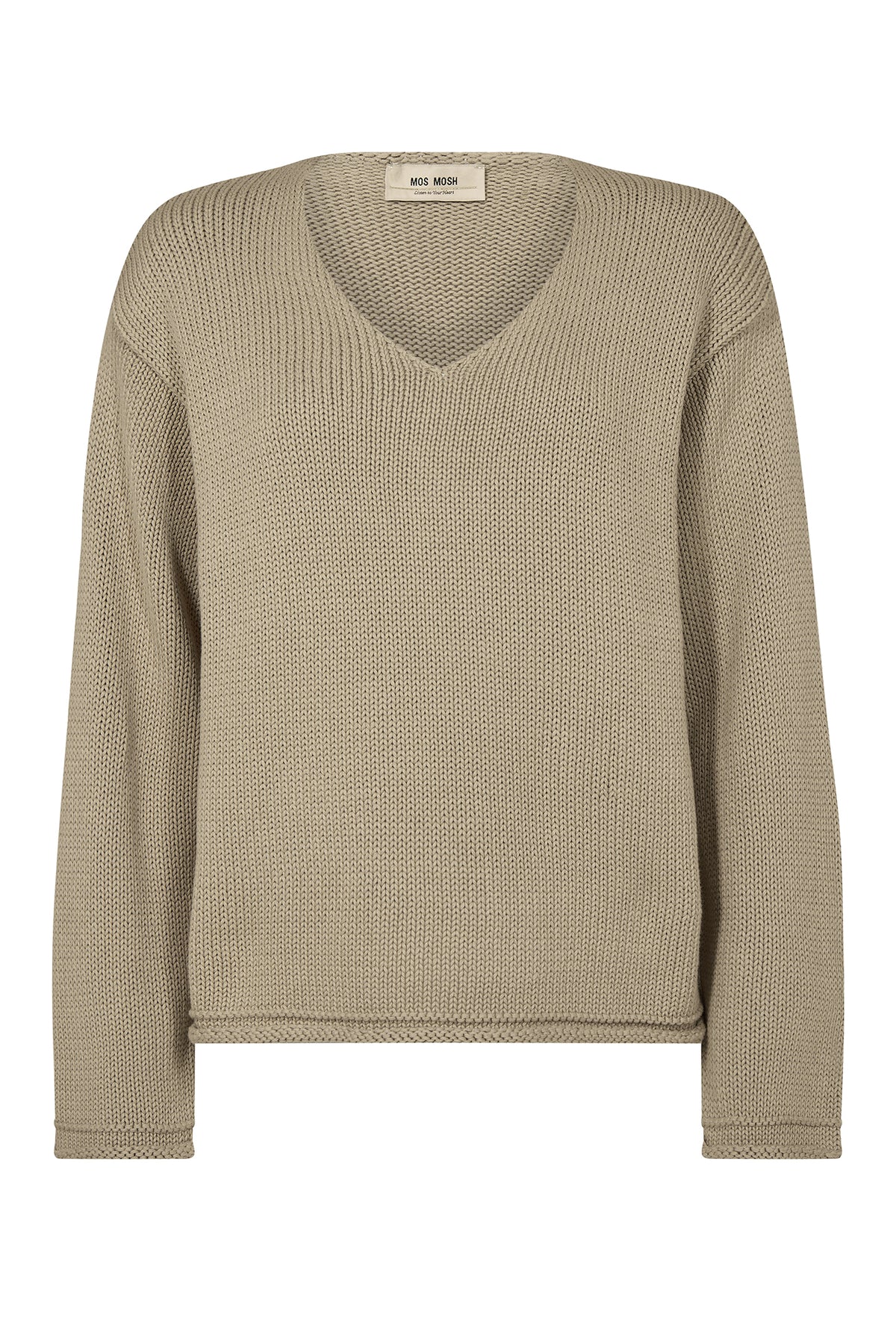 MMBine LS V-neck Knit Sesame - 168060