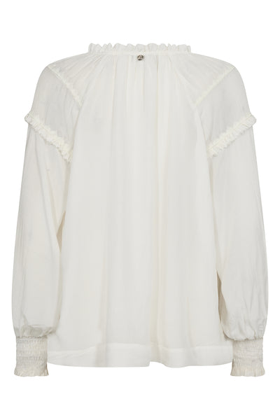 MMMarb Sansa Emb Blouse ECRU - 168140 Thumbnail