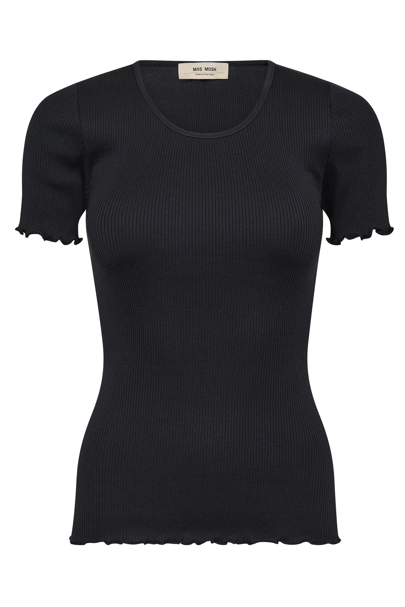 MMElaine O-SS Seamless Silk Te Black - 168300