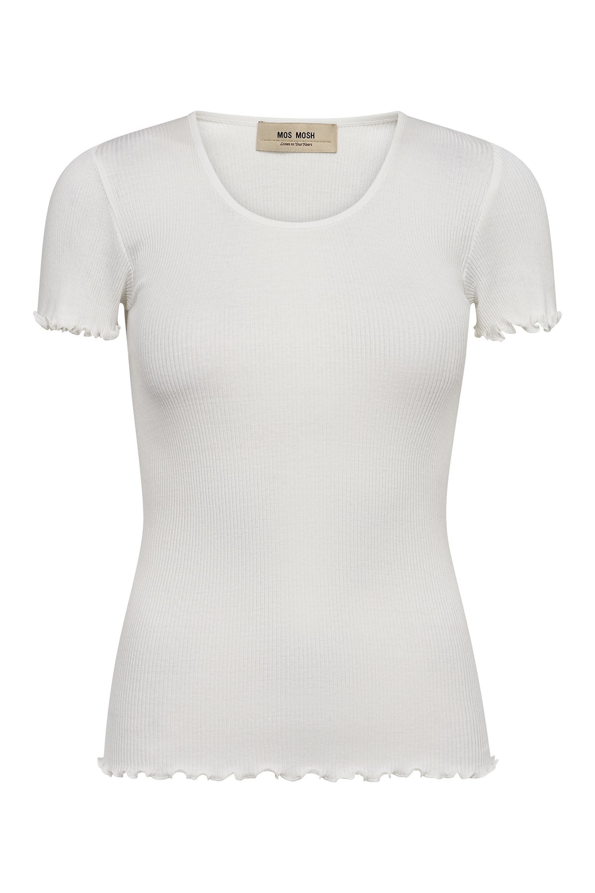 MMElaine O-SS Seamless Silk Te White - 168300