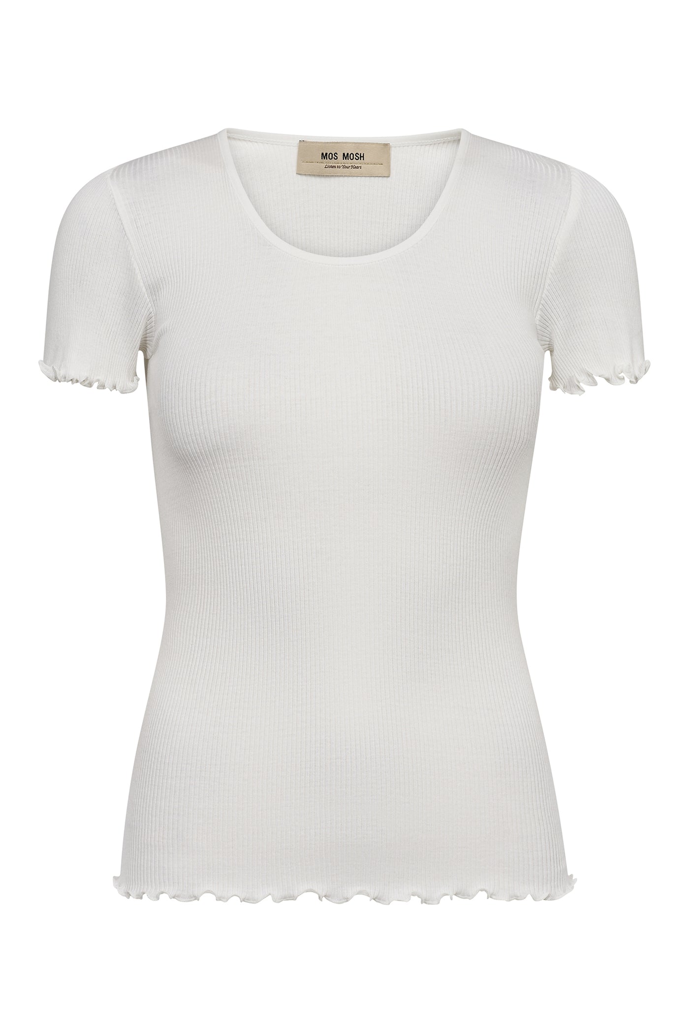 MMElaine O-SS Seamless Silk Te White - 168300