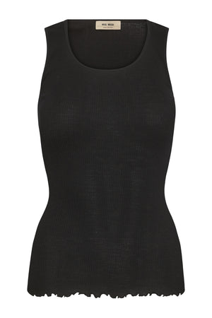 MMElaine Seamless Silk Tank To Black - 168310