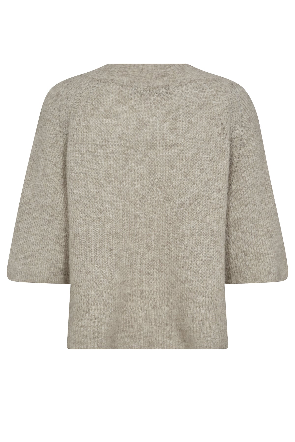 MMTaci 3/4 V-Neck Knit Feather Gray - 168770