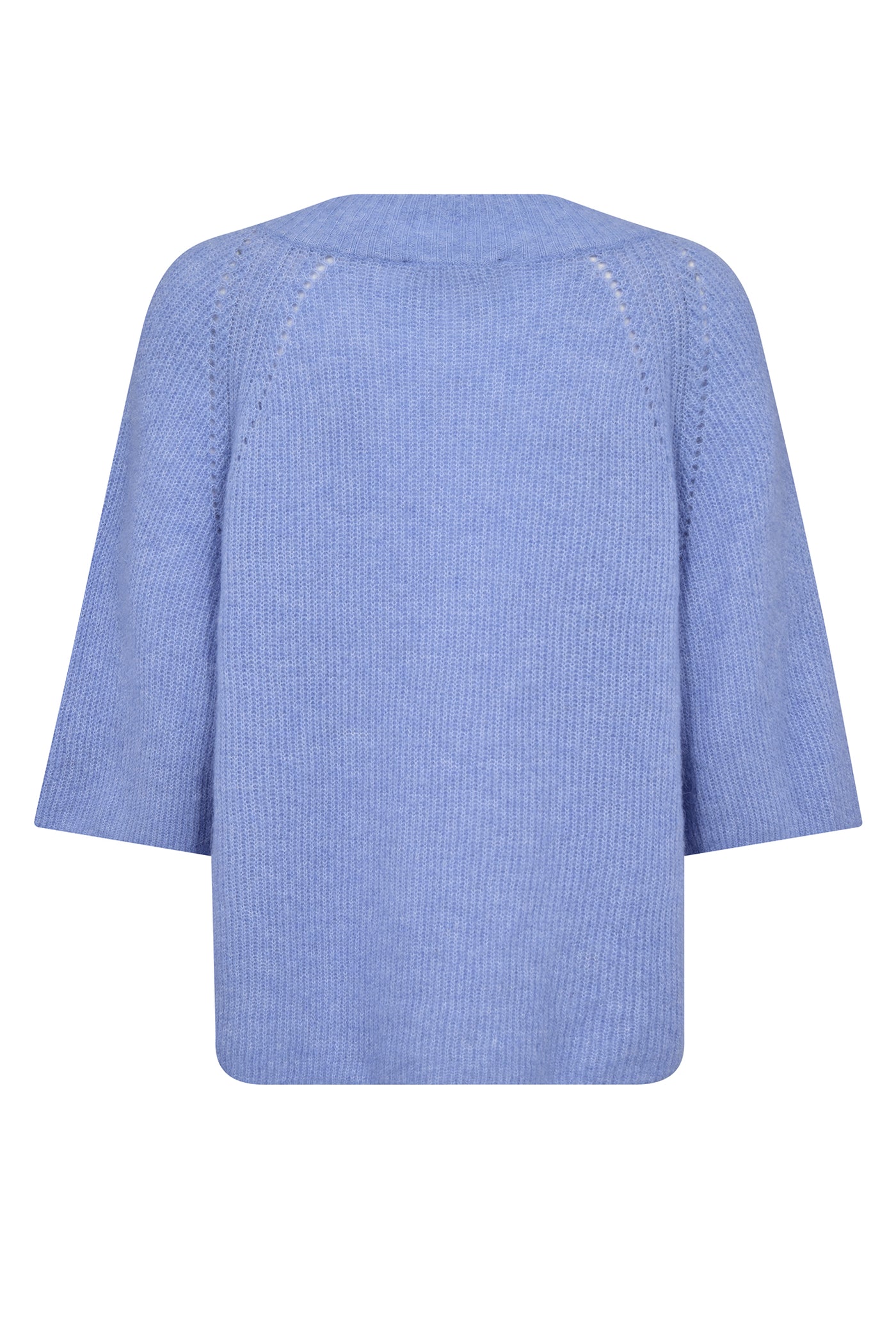 MMTaci 3/4 V-Neck Knit Hydrangea - 168770