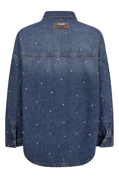 MMEmme Marine Shirt Mid Blue - 170200 Thumbnail