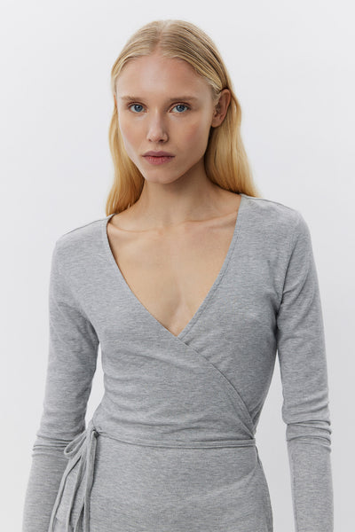 JOODYSW BLOUSE 8000 Grey mel - SNOS558 Thumbnail