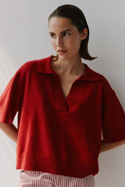 AMALYSW BLOUSE 4154 Red - SNOS524 Thumbnail