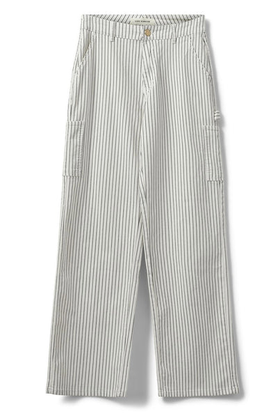 GITTESW TROUSERS 0140 Off White Striped - SNOS250 Thumbnail