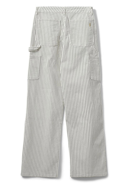 GITTESW TROUSERS 0140 Off White Striped - SNOS250 Thumbnail