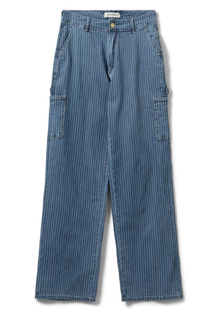 GITTESW TROUSERS 5094 Light Blue striped - SNOS250