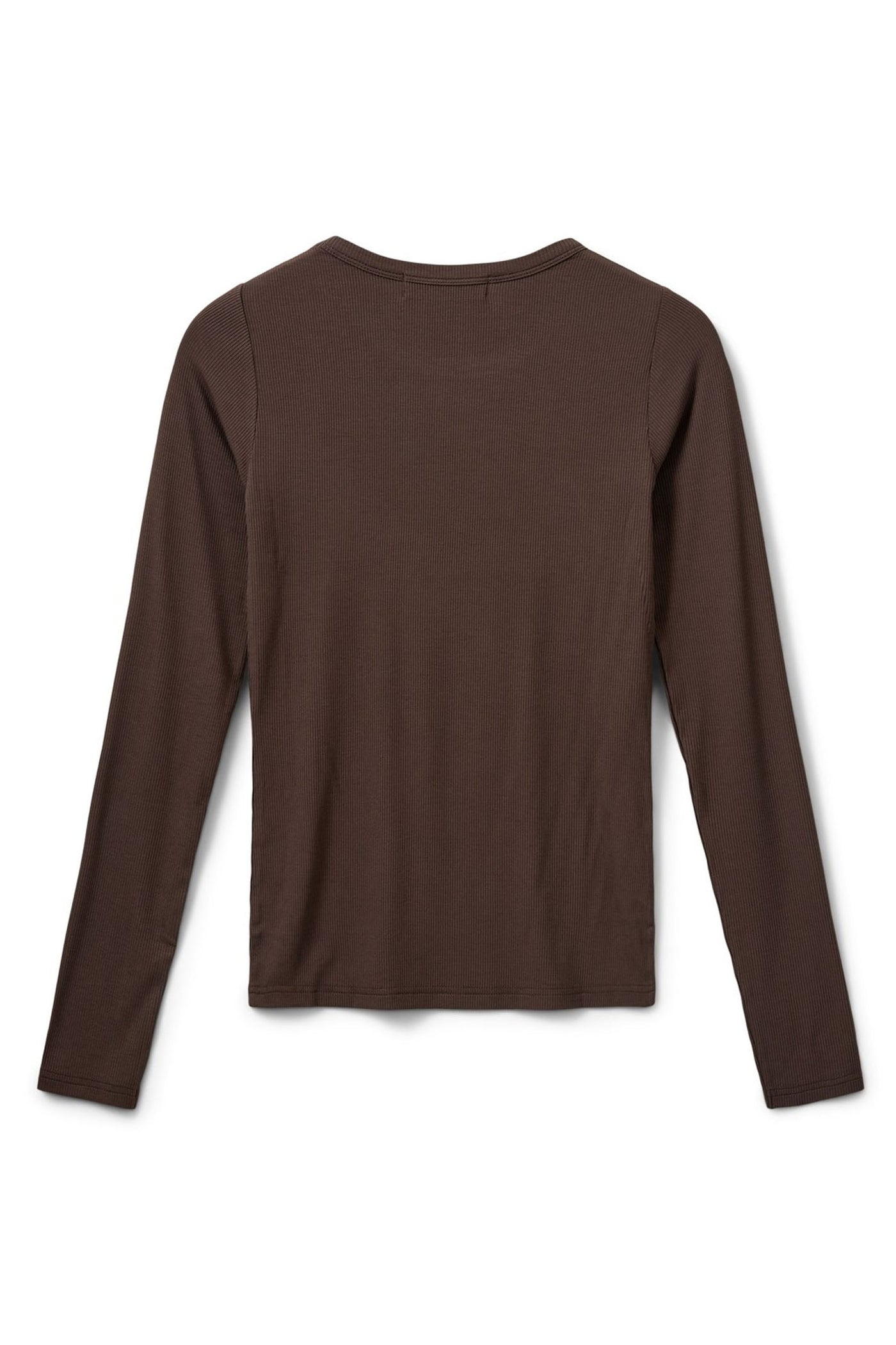 PETRICIASW T-SHIRT LONG SLEEVE 7129 Brown Fudge - SNOS243