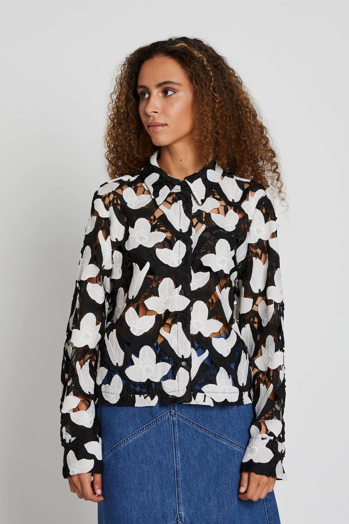 BellflowerBBFeruze shirt black/white
