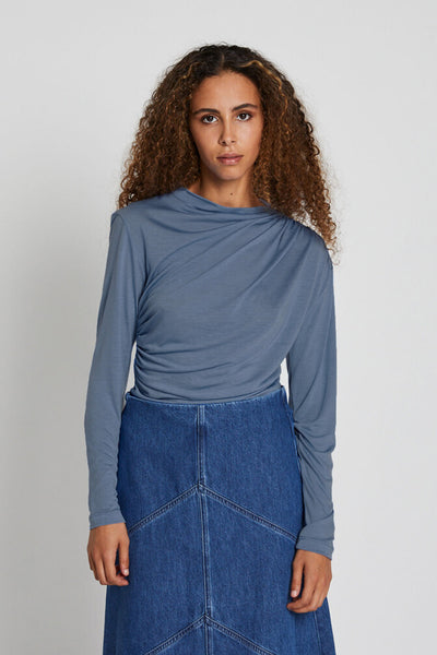 KatkaBBGinela blouse Vintage Indigo - BBW4428 Thumbnail