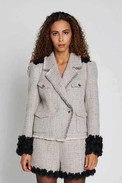 FumewortBBZohie blazer Grey Check - BBW4471 Thumbnail
