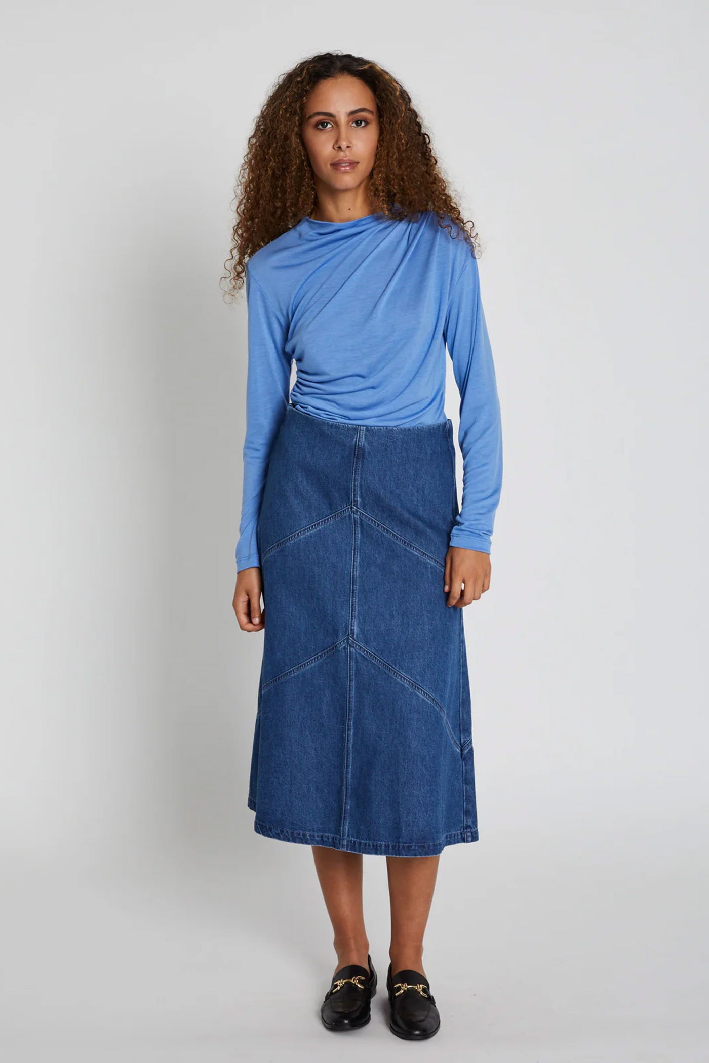 CanaBBEleen skirt Dark Blue Denim - BBW4465