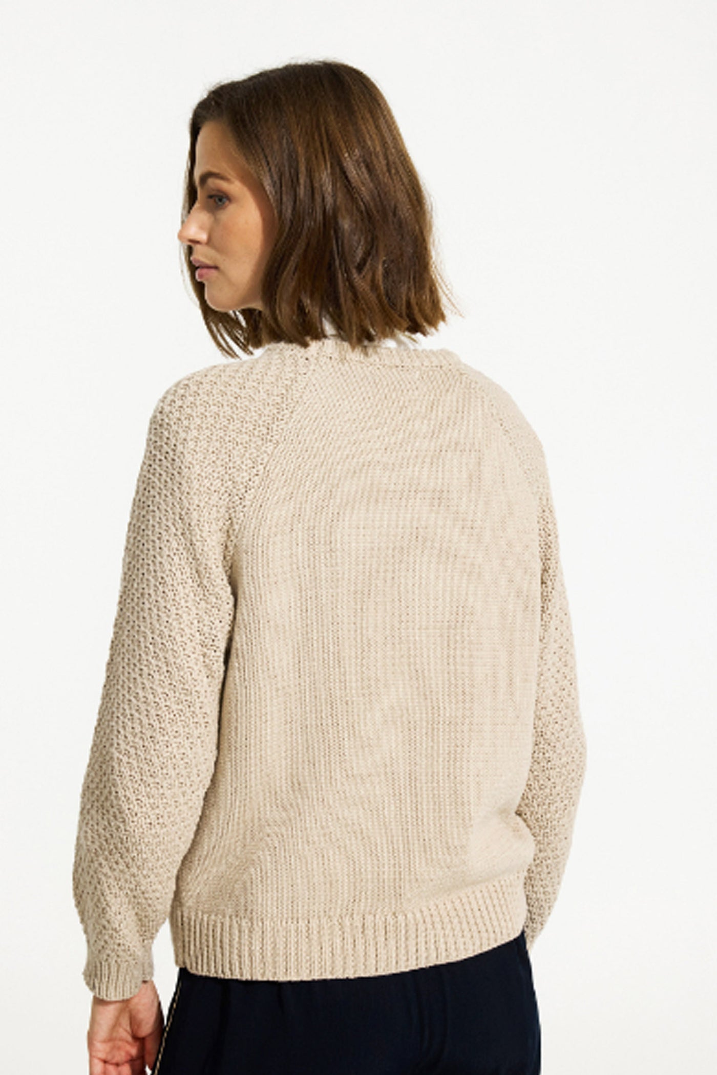 Camomile knit blouse SAND - 16269