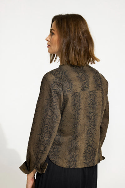 Mary jane jacket Mocca - 16540 Thumbnail