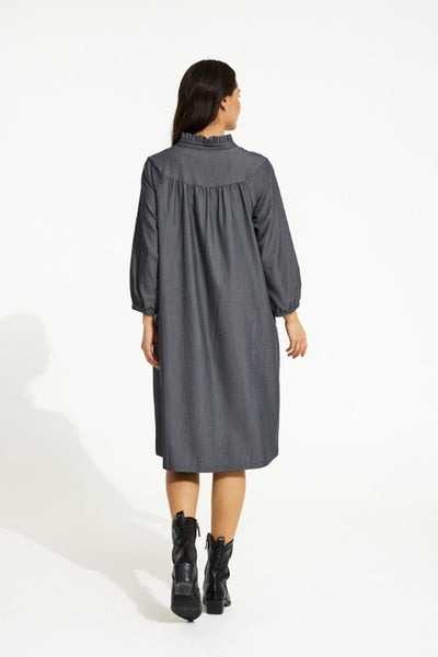 Bella dress Grey - 16554 Thumbnail