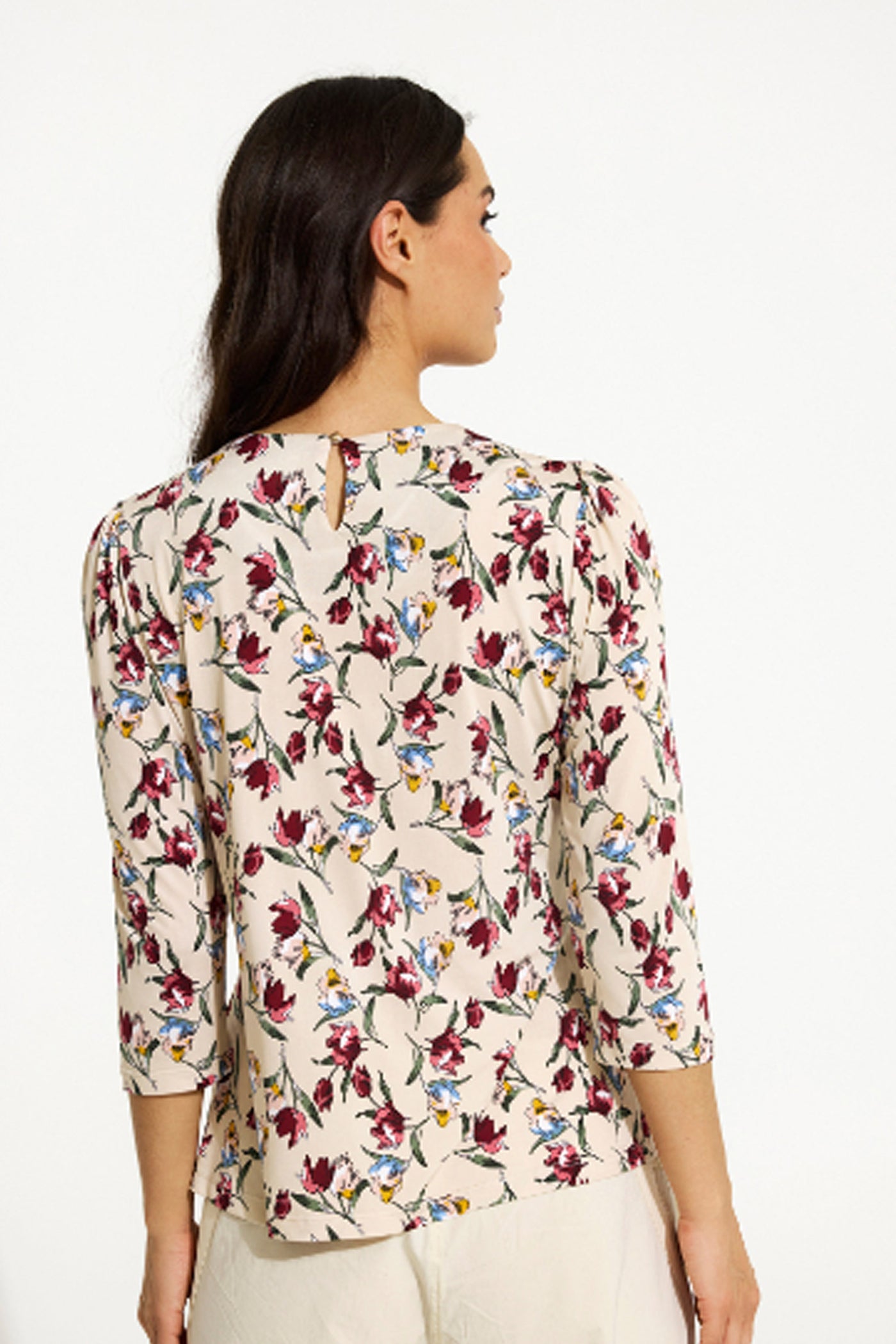 Marcia blouse 3/4 sleeves SAND - 16576