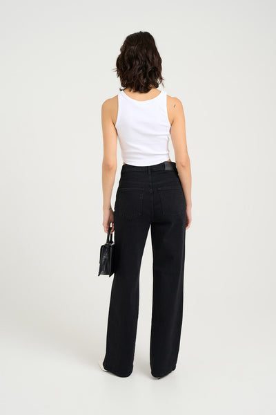 ZolinaGZ HW wide jeans NOOS Washed dark black - 10909859 Thumbnail
