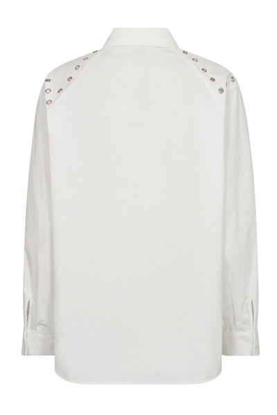 TrinaCC Eyelet Shirt 4000-White - 35803 Thumbnail