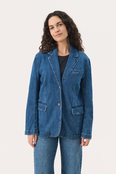 NoorPW BZ Medium Blue Denim - 30309203 Thumbnail