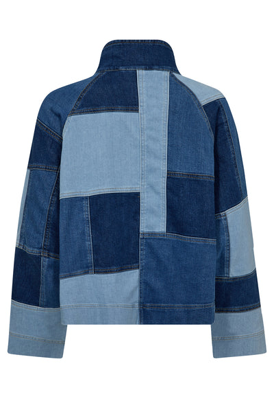PatchCC Denim Box Jacket 552-Denim blue - 30268 Thumbnail