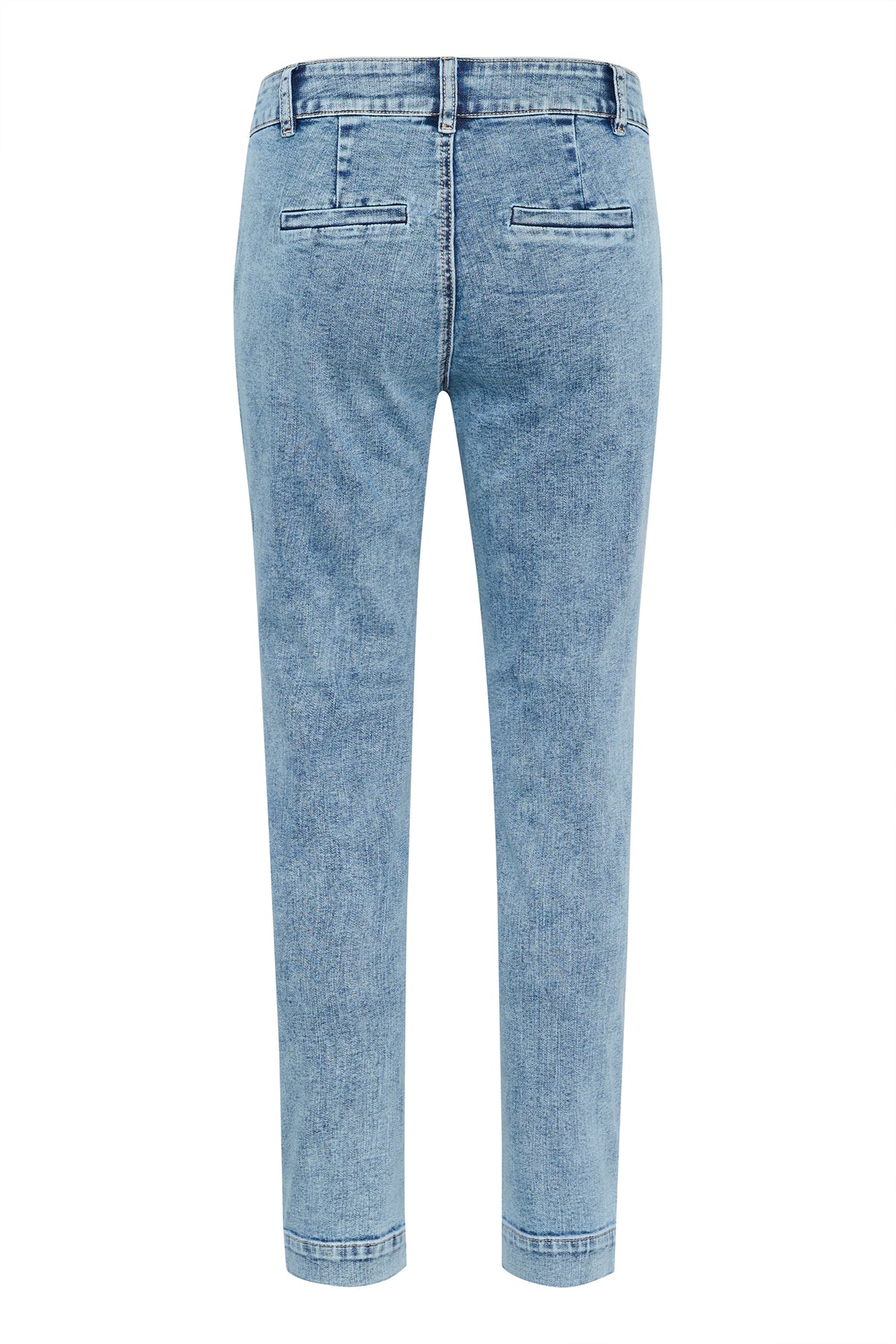 KAlea Jeans 7/8 Light Blue Washed Denim - 10509347