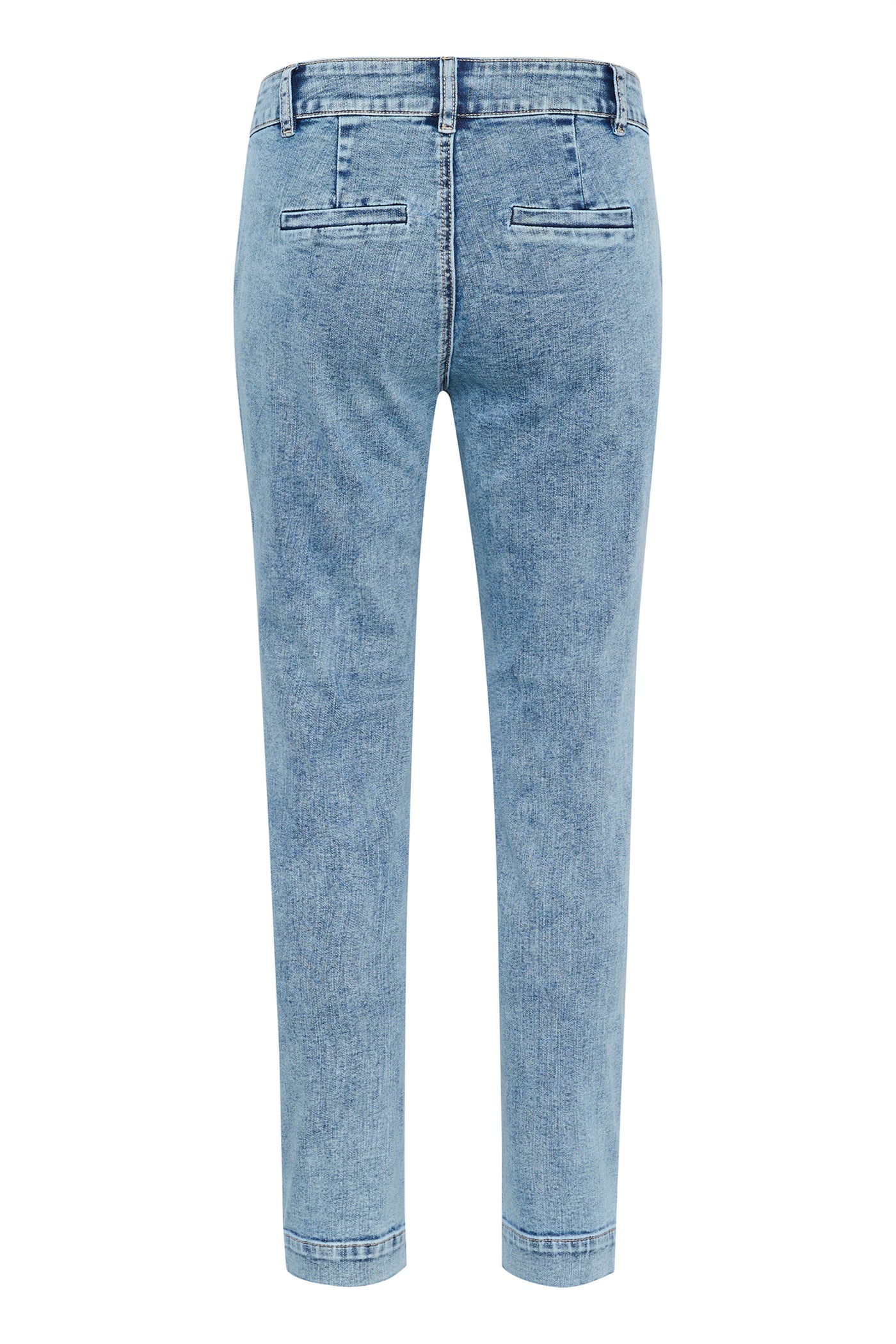 KAlea Jeans 7/8 Light Blue Washed Denim - 10509347