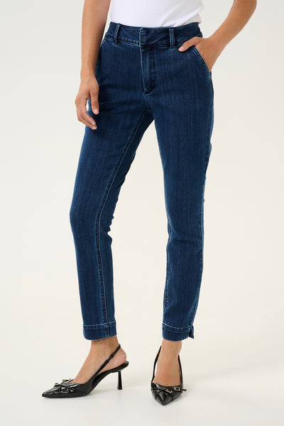 KAlea Jeans 7/8 Dark Blue Denim - 10509347 Thumbnail