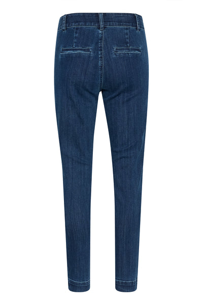 KAlea Jeans 7/8 Dark Blue Denim - 10509347 Thumbnail